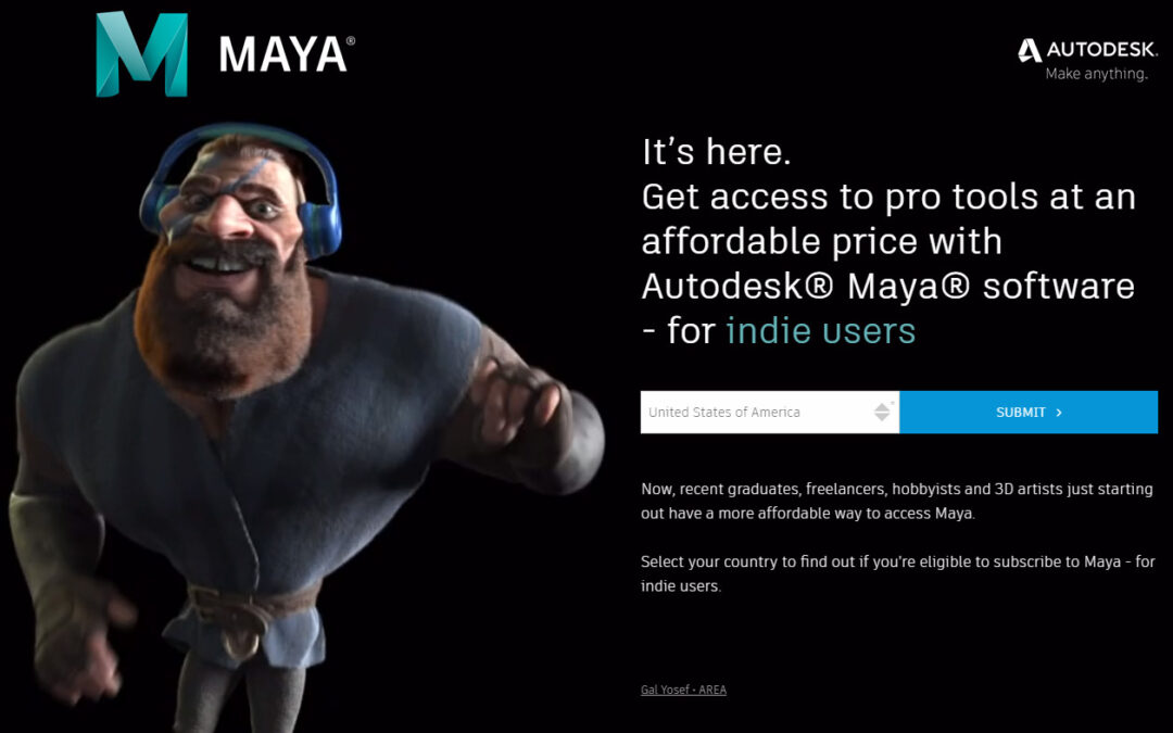 Autodesk Maya Indie License + Coupon