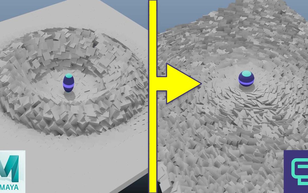 Anime Crater Smash 3D Animation Tutorial Autodesk Maya